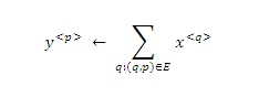 алгоритм HITS формула 2