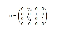 обратная матрица переходов для графа